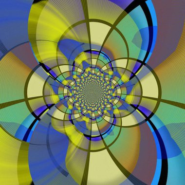 Eş merkezli dairelerin soyut fraktalları