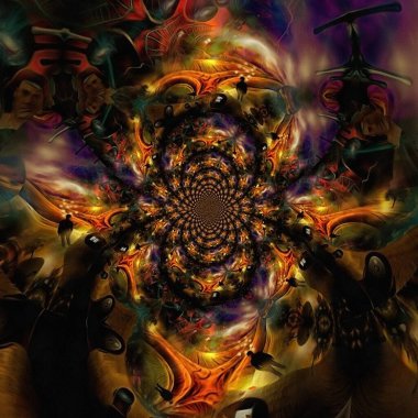 Gerçeküstü rüyalar fraktal. 3B görüntüleme