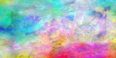 Soyut Resim Tablosu. 3B görüntüleme