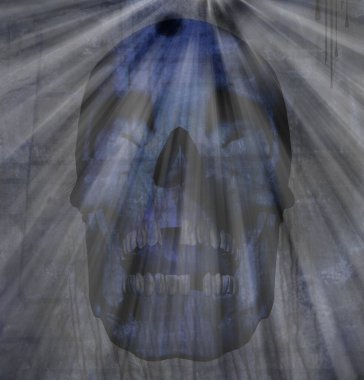Ruhani sanat. Kafatası. 3B görüntüleme