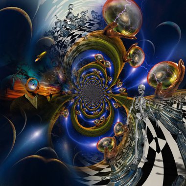 Gerçeküstü satranç ve galaksi küresi