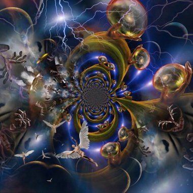 Melekler Tüneli. 3B görüntüleme