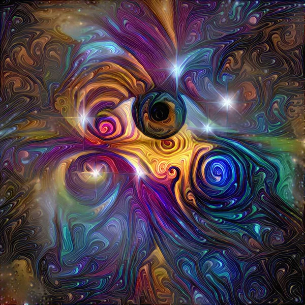 Mystic Eye Abstract Rendering — Stock Photo, Image