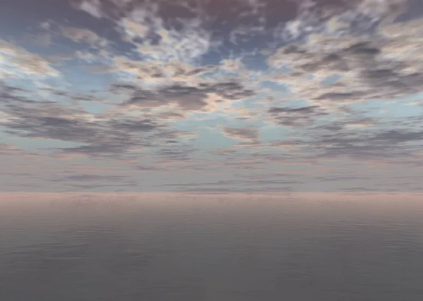 Surrealistische Wolken Lucht Weergave — Stockfoto