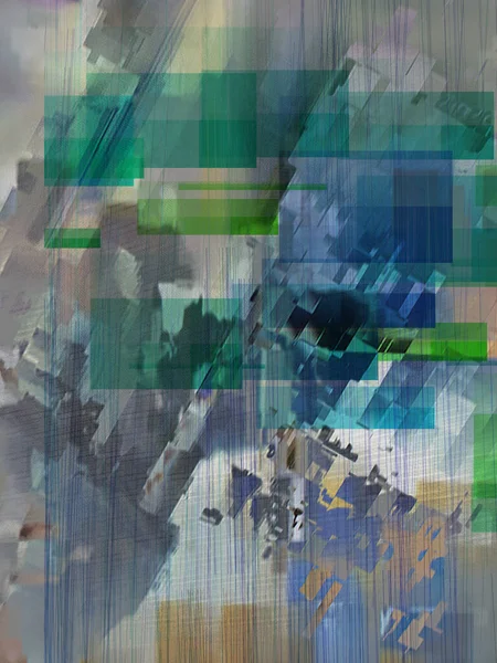 Digital Grunge Abstract Glitch Effekt Rendering — Stockfoto