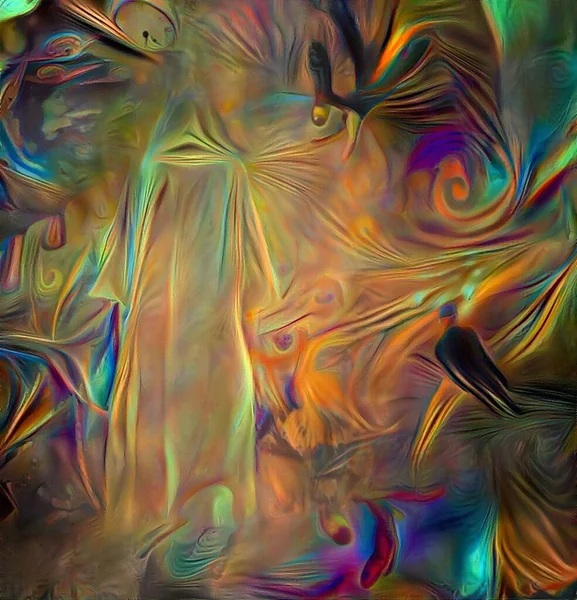 抽象的な世界で魂 3Dレンダリング — ストック写真
