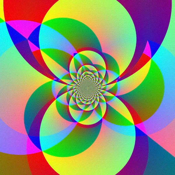 Colorful Kaleidoscopic Fractal Rendering — Stock Photo, Image