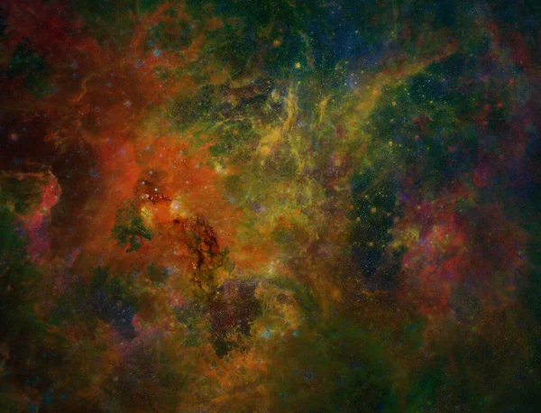 Cette Image Observatoire Spatial Herschel Esa Montre Une Partie Nébuleuse — Photo