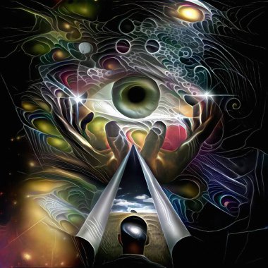 Tanrı 'nın gözü önünde. 3B görüntüleme