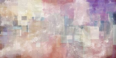 Modern geometrik soyut. 3B görüntüleme