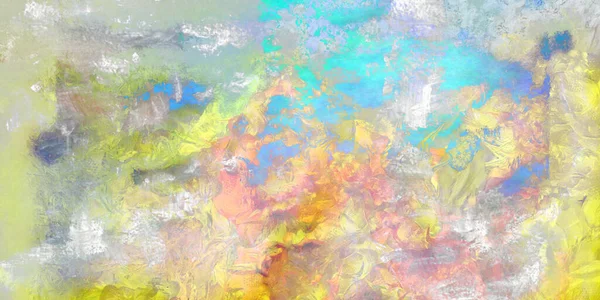 Abstract Painting Canvas Rendering — Stock Photo, Image