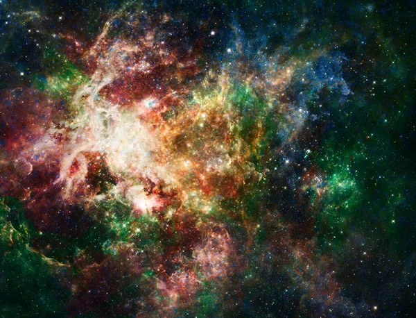 Cette Image Observatoire Spatial Herschel Esa Montre Une Partie Nébuleuse — Photo