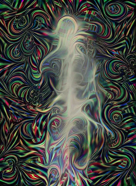 Spirit Abstract Painting Rendering — Stock Photo, Image