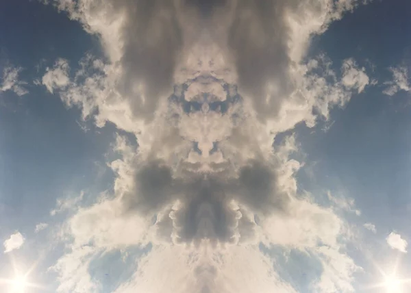 Surreal Clouds Sky Rendering — Stock Photo, Image