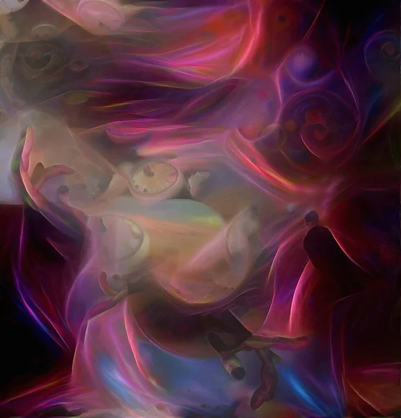 Abstract Art Digital Painting Rendering — Stock Photo, Image