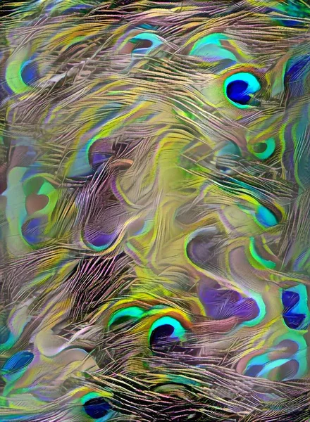 Soyut sanat. Dijital resim. 3B görüntüleme