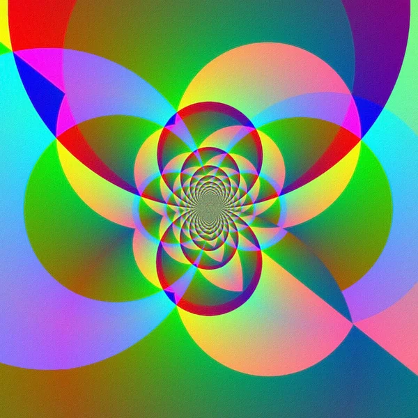 Colorful Kaleidoscopic Fractal Rendering — Stock Photo, Image