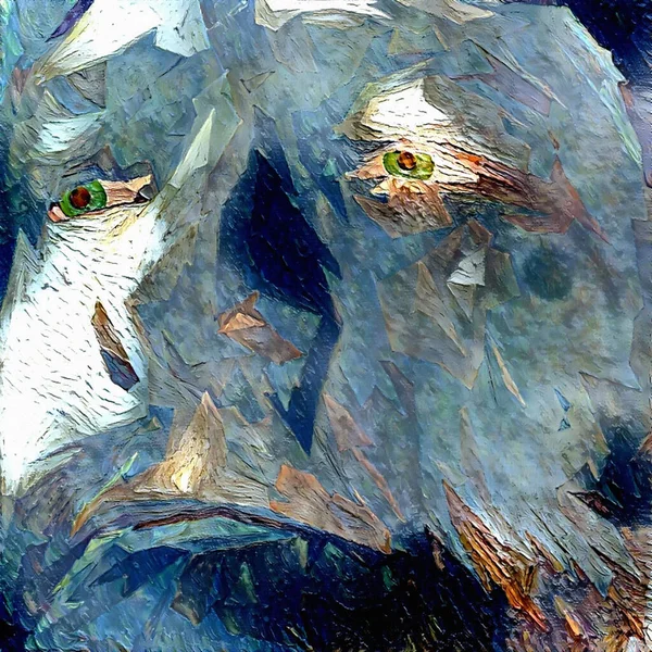 Портрет Мудрого Человека Рендеринг — стоковое фото