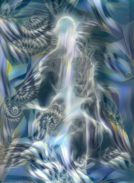 Spirit Abstract. Digital art. 3D rendering