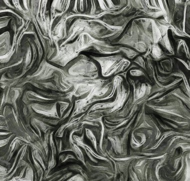 Gri tonların akışkan çizgileri.