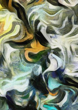 Renk hareketinin akışkan çizgileri.