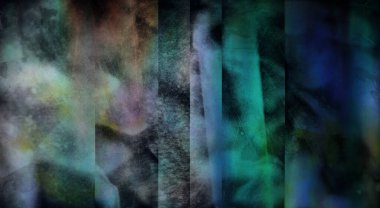 Sönük gök mavisi soyut. 3B görüntüleme