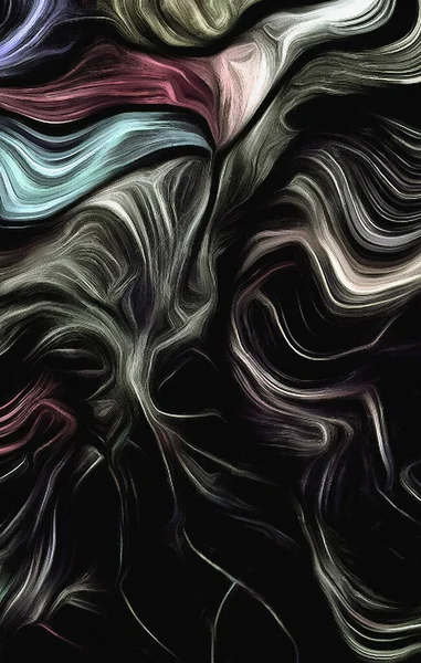 流线型的色彩运动 暗淡的颜色 — 图库照片