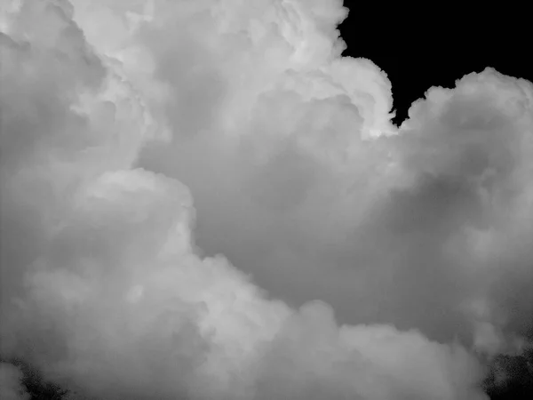 Fluffy Cumulus Cloudscape Air Background — Stock Photo, Image