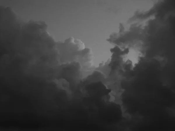 Beautiful Cumulus Clouds Sky — Stock Photo, Image