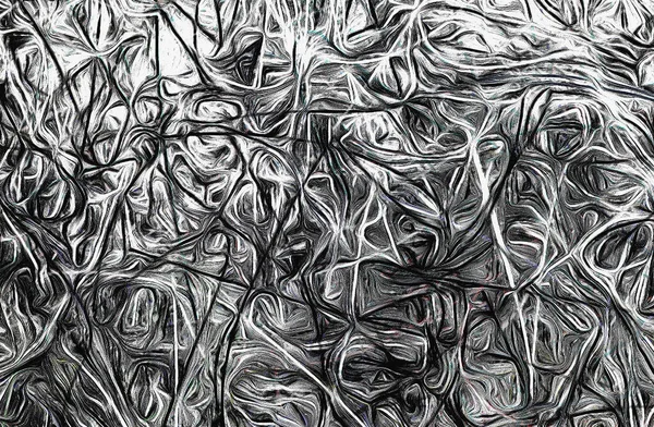 Fließende Linien Grautönen — Stockfoto