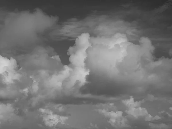 Beautiful Cumulus Clouds Sky — Stock Photo, Image