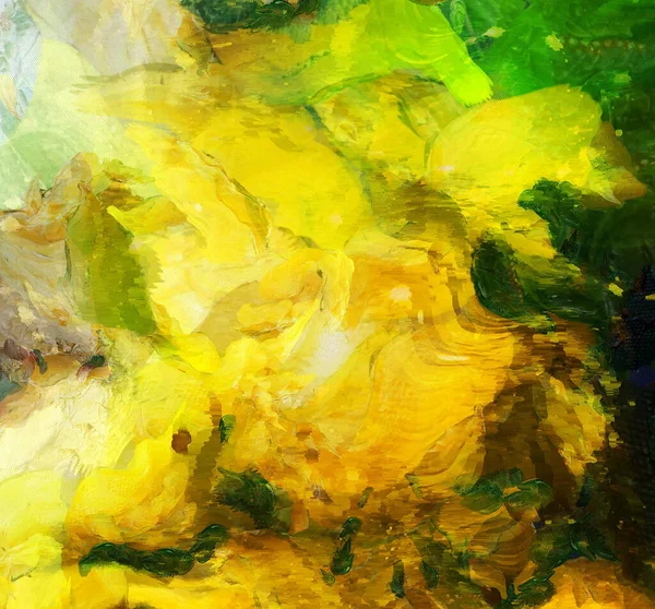 Kolorowe Hot Abstrakcyjne Malarstwo Renderowanie — Zdjęcie stockowe