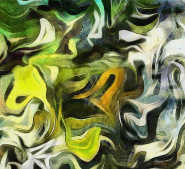 Renk hareketinin akışkan çizgileri.