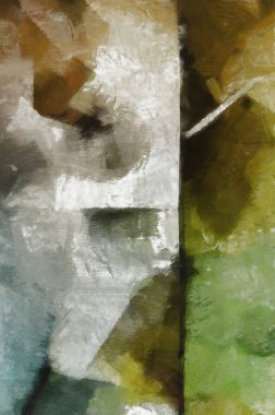 Renkli soyut resim. Sönük renkler.