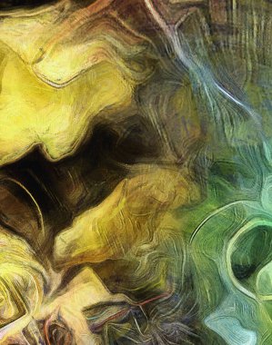 Renkli soyut resim. 3B görüntüleme