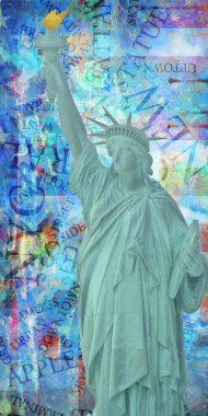 Özgürlük Anıtı ile Amerika NYC