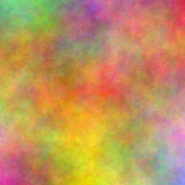 Multihued Vivid Background Colorful Clouds. 3D rendering