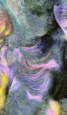 Renkli soyut. Fırça darbeleri.