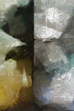 Renkli soyut resim. Sönük renkler.