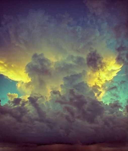 Gyönyörű Felhők Égen — Stock Fotó