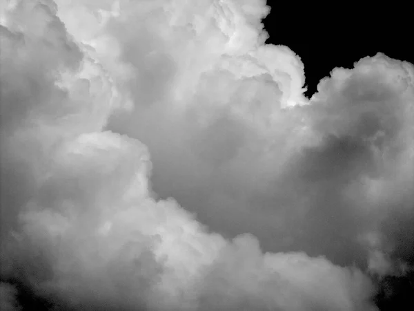 Fluffy Cumulus Cloudscape Φόντο Αέρα — Φωτογραφία Αρχείου