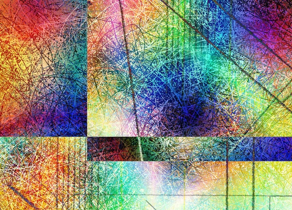 Colorful Abstraction Linee Fluide Movimento Del Colore Rendering — Foto Stock