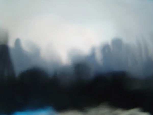 都市のスカイラインの背景がぼやけている — ストック写真
