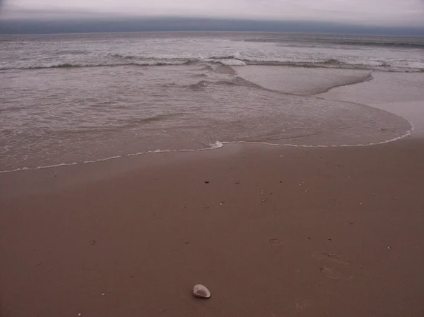 Céu Nublado Ocean Beach — Fotografia de Stock