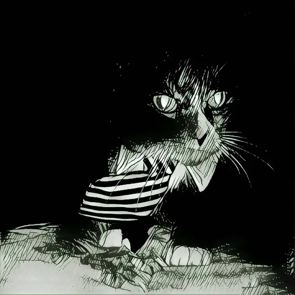 ลปะสม ยใหม แมวผ กไท — ภาพถ่ายสต็อก