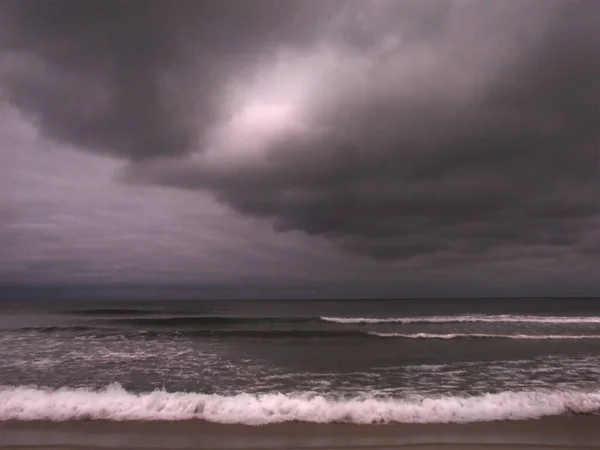 Ocean Surfować Piaszczysta Plaża — Zdjęcie stockowe