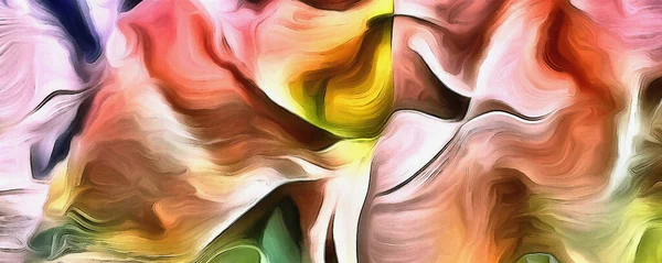 Canlı ve soyut. Renkler ve Gölgeler.