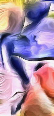 Canlı ve soyut. Renkler ve Gölgeler.