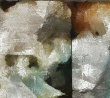 Soyut boyama. Sönük renkler.