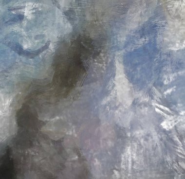 Yumuşak Soyut Renkler. Tuval. 3B görüntüleme